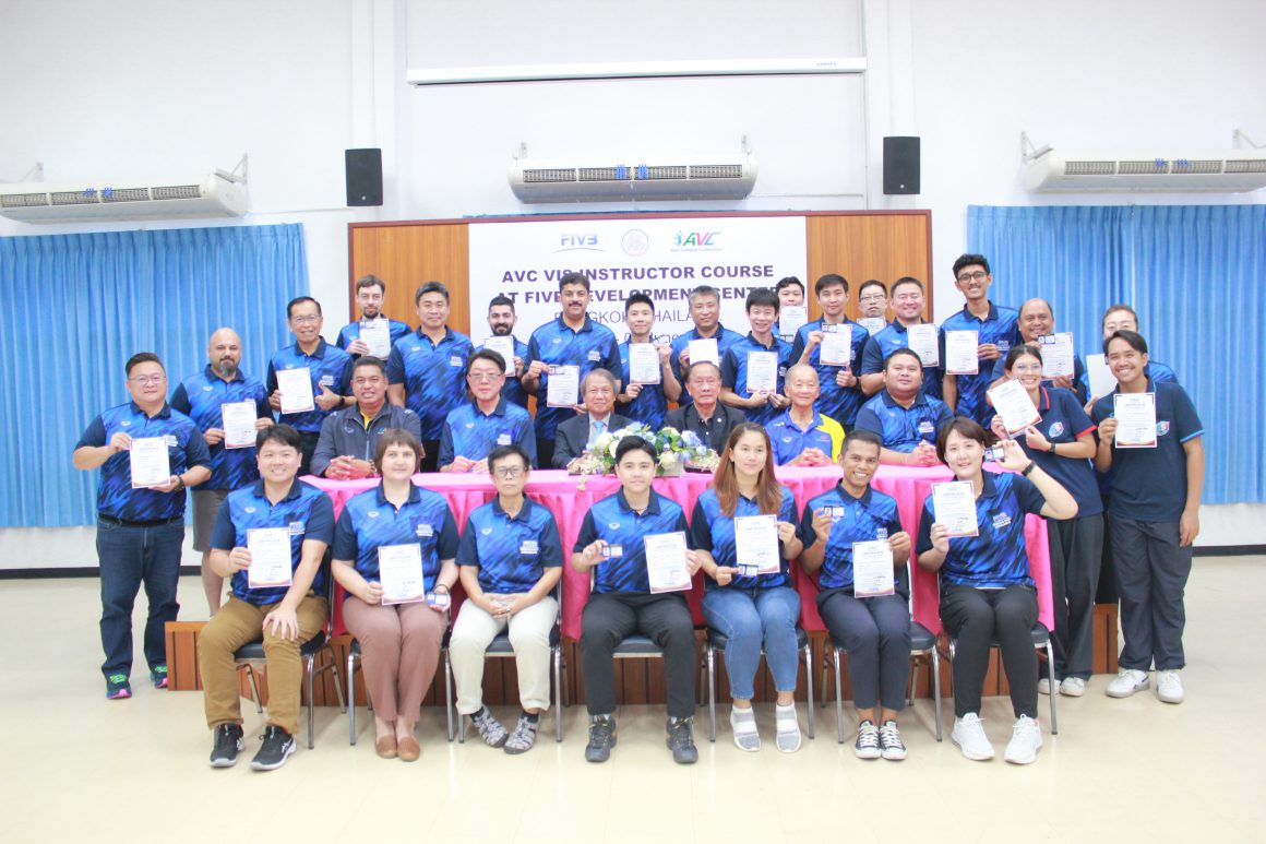 AVC VIS INSTRUCTOR COURSE AT FIVB DEVELOPMENT CENTER THAILAND DRAWS TO SUCCESSFUL CLOSE