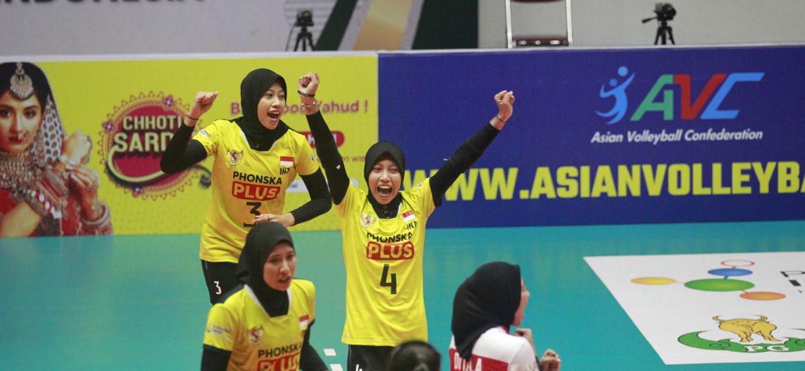 INDONESIA BREEZE TO STRAIGHT-SET WIN AGAINST INDIA IN AVC CHALLENGE CUP 