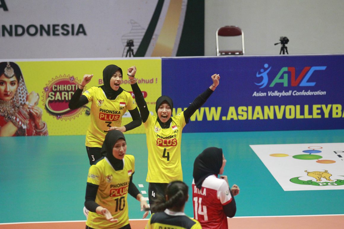 INDONESIA BREEZE TO STRAIGHT-SET WIN AGAINST INDIA IN AVC CHALLENGE CUP 