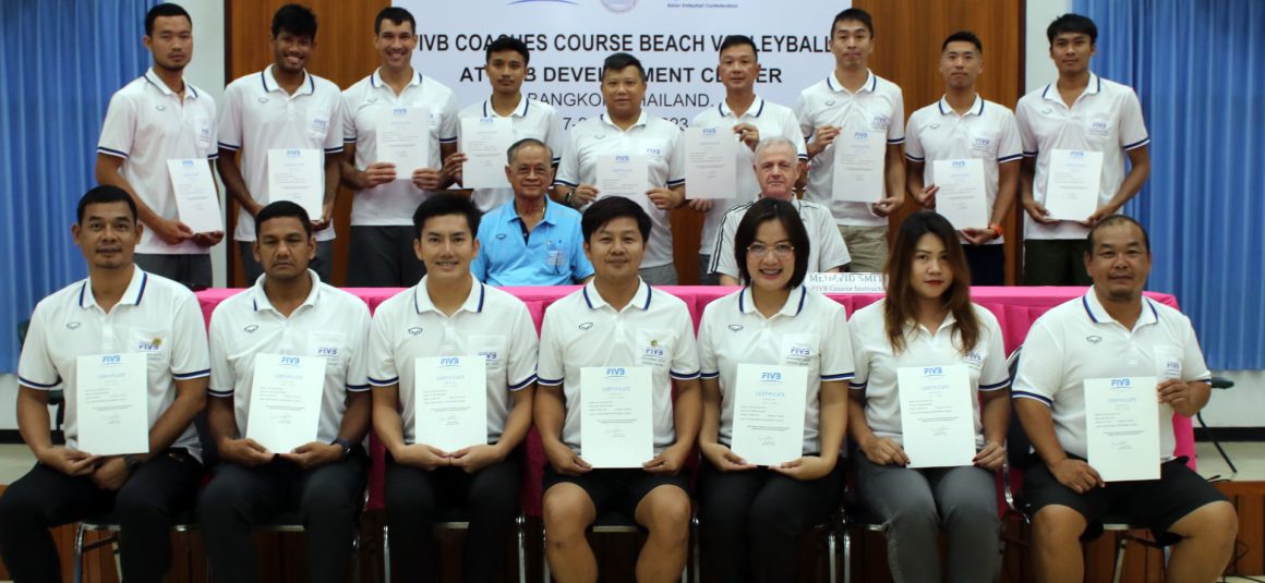 FIVB COACHES COURSE BEACH VOLLEYBALL CONCLUDES IN THAILAND