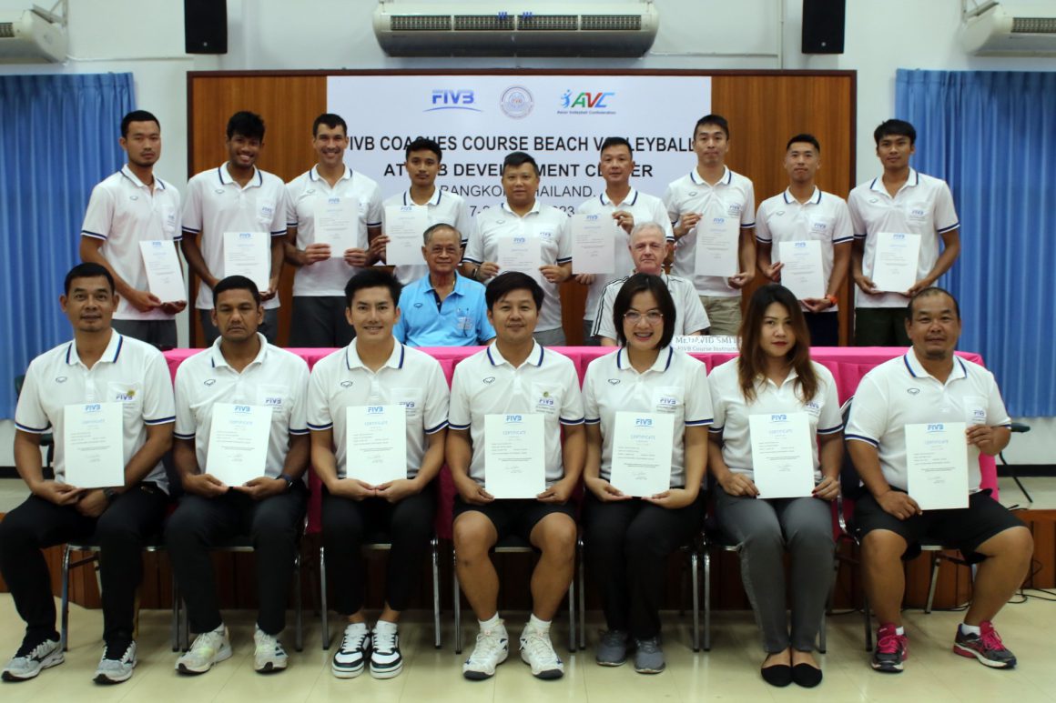 FIVB COACHES COURSE BEACH VOLLEYBALL CONCLUDES IN THAILAND