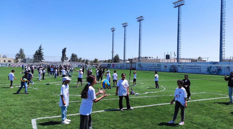 200 KIDS JOIN MINI-VOLLEYBALL FESTIVAL IN PALESTINE
