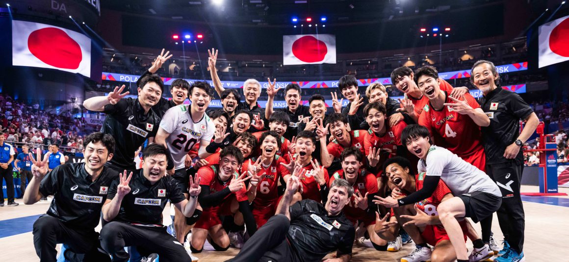 JAPAN BEAT WORLD CHAMPIONS ITALY AND MAKE IT TO THE VNL PODIUM