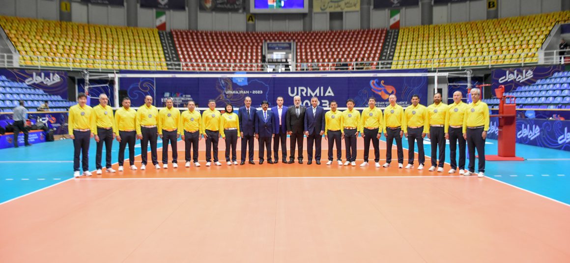 REFEREES APPOINTED FOR ASIAN SENIOR MEN’S CHAMPIONSHIP IN URMIA READY TO OFFICIATE IN POOL MATCHES