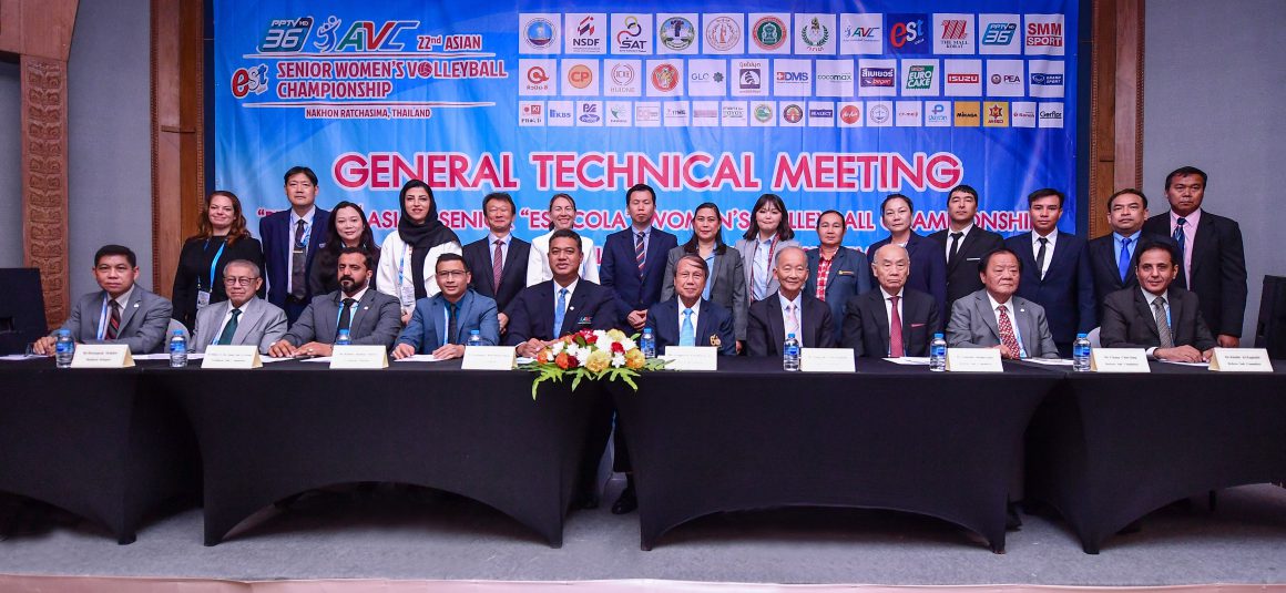 GENERAL TECHNICAL MEETING HELD AHEAD OF THE 22ND ASIAN SENIOR WOMEN’S CHAMPIONSHIP IN NAKHON RATCHASIMA