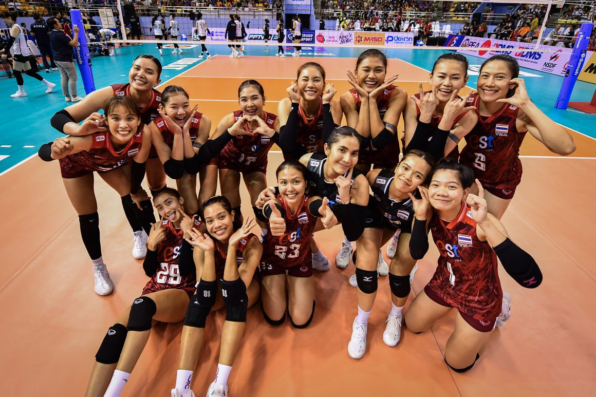 THAILAND OUTPLAY KOREA IN THRILLING THREE-SETTER AT 22ND ASIAN SENIOR WOMEN’S CHAMPIONSHIP