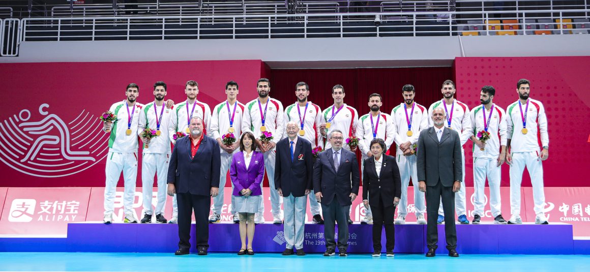 IRAN STUN CHINA TO COMPLETE ASIAN GAMES HAT TRICK IN HANGZHOU 2022 MEN’S VOLLEYBALL COMPETITION