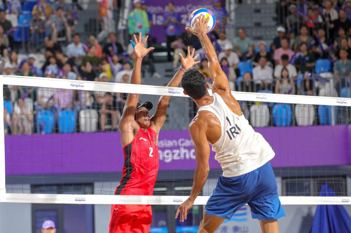 IRAN JOIN CHINA, QATAR AND KAZAKHSTAN IN SEMIFINALS OF 19TH ASIAN GAMES HANGZHOU 2022 MEN’S BEACH VOLLEYBALL COMPETITION