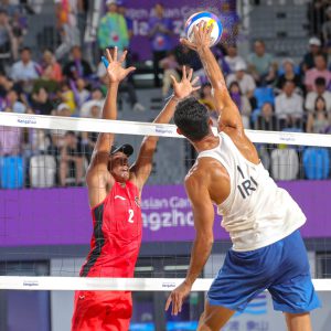 IRAN JOIN CHINA, QATAR AND KAZAKHSTAN IN SEMIFINALS OF 19TH ASIAN GAMES HANGZHOU 2022 MEN’S BEACH VOLLEYBALL COMPETITION