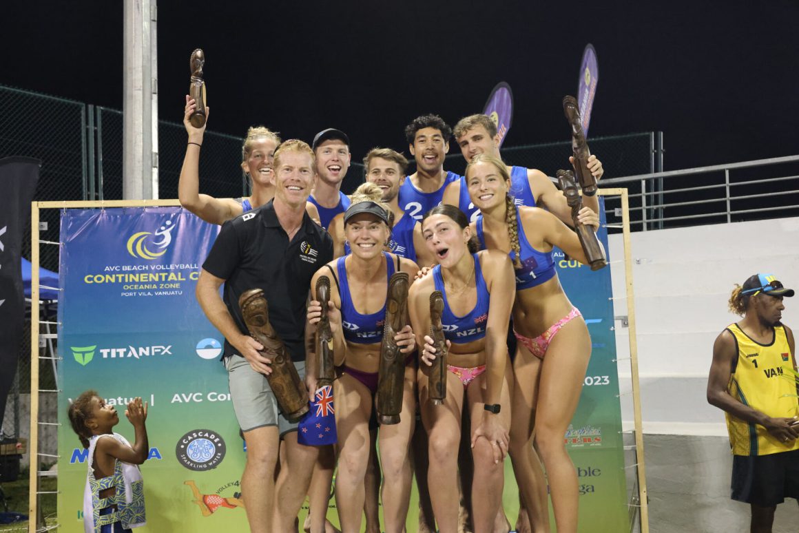 NEW ZEALAND TOP PODIUMS IN RECENTLY-CONCLUDED AVC BEACH VOLLEYBALL CONTINENTAL CUP OCEANIA ZONE 