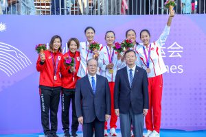 Beach volleyball: WANG/XIA rally to claim women's gold