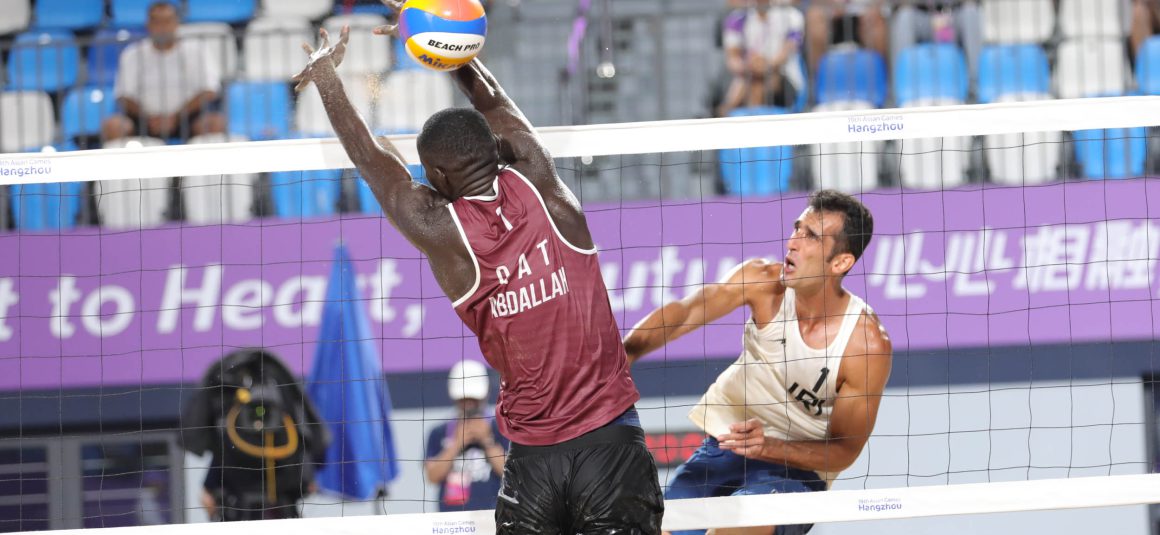 POWERHOUSES START VOYAGE WITH DIFFERENT OUTCOMES ON DAY 2 OF 19TH ASIAN GAMES MEN’S BEACH VOLLEYBALL COMPETITION