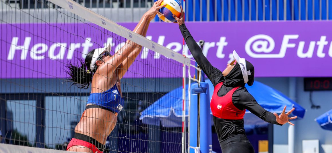 CHINESE PAIRS SET UP SEMIFINAL CLASH AT ASIAN GAMES WOMEN’S BEACH VOLLEYBALL COMPETITION