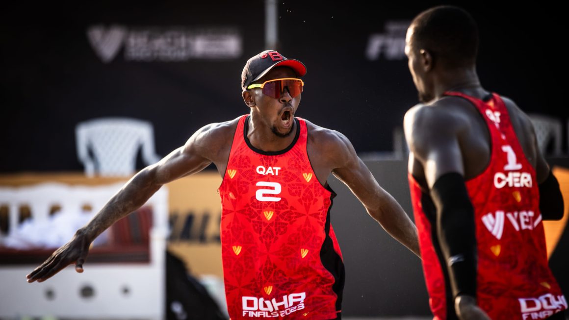 HOME HEROES CHERIF AND AHMED BEGIN BEACH PRO TOUR FINALS ON FIRE