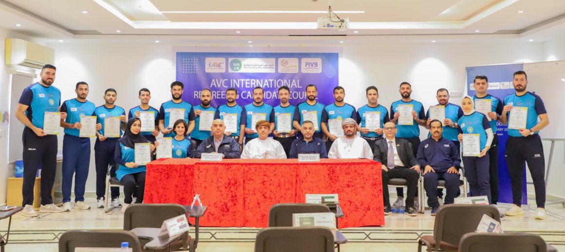 ASIAN INTERNATIONAL REFEREE CANDIDATE COURSE IN OMAN ENDS ON HIGH NOTE