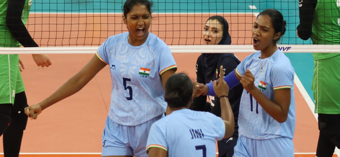 INDIA INK 5th PLACE FINISH IN AVC CHALLENGE CUP WITH 3-0 OVER IRAN