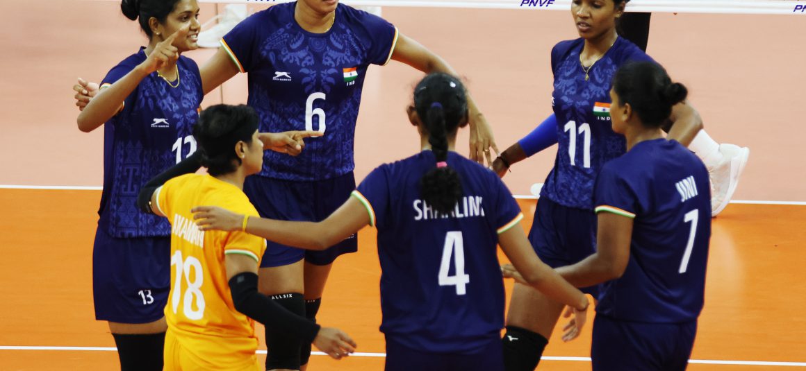 INDIA OUTPLAY INDONESIA 3-1 IN AVC CHALLENGE CUP DAY 6