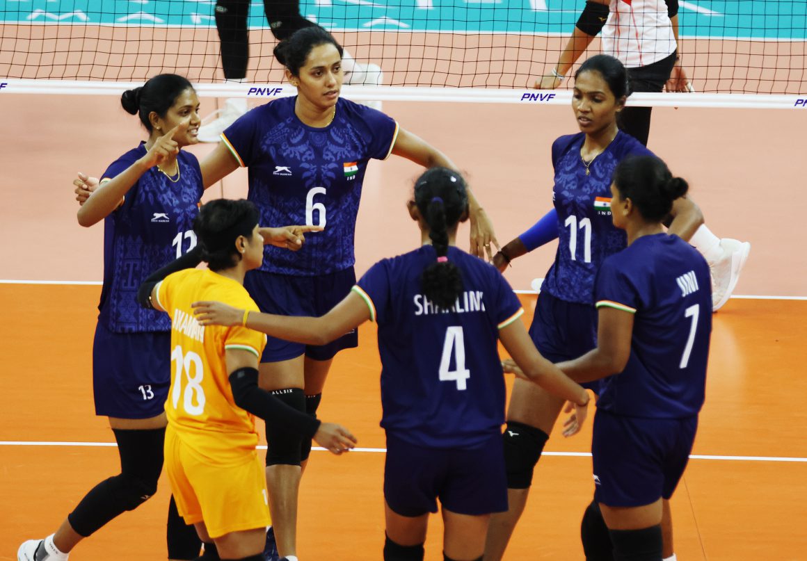 INDIA OUTPLAY INDONESIA 3-1 IN AVC CHALLENGE CUP DAY 6