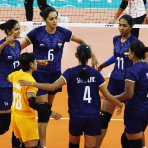 INDIA OUTPLAY INDONESIA 3-1 IN AVC CHALLENGE CUP DAY 6
