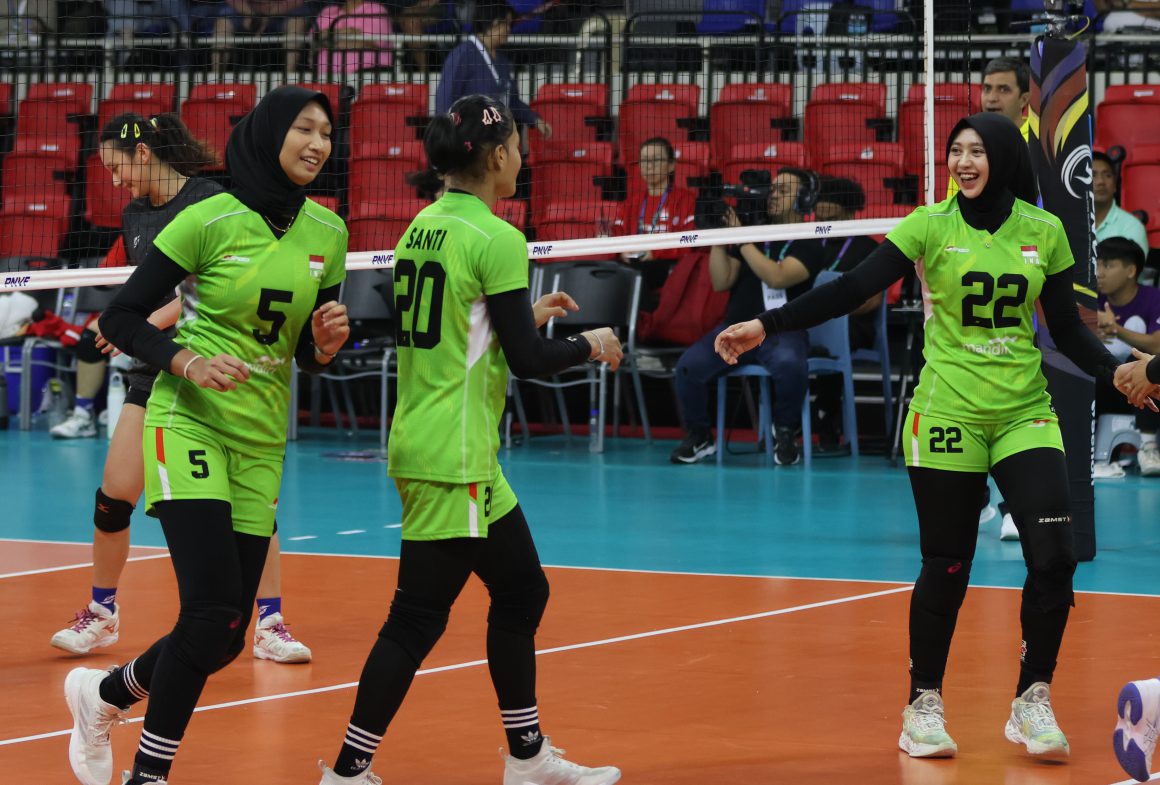 INDONESIA RELISH FIRST WIN IN AVC CHALLENGE CUP WITH 3-0 ON SINGAPORE