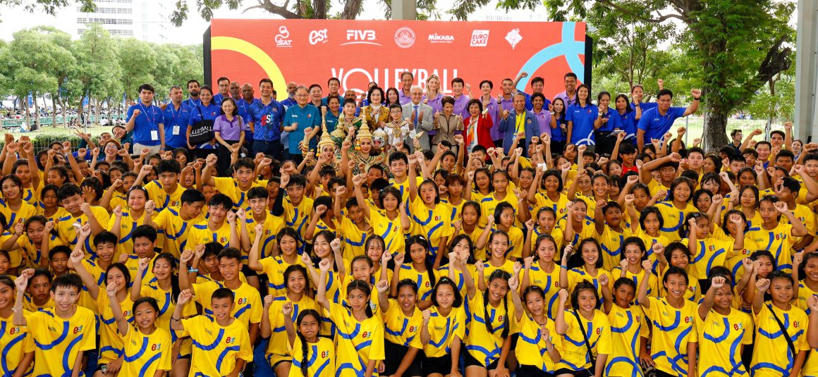 INSPIRED CHILDREN AND SUSTAINABILITY AT THE HEART OF FIVB VOLLEYBALL FOUNDATION MASS PARTICIPATION EVENT IN THAILAND