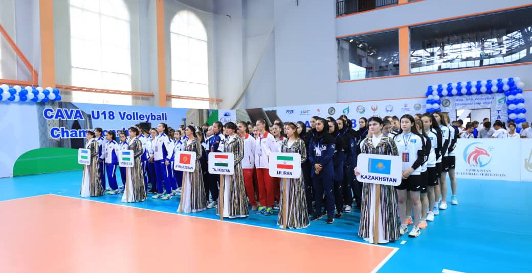 CAVA BOYS’ AND GIRLS’ U18 VOLLEYBALL CHAMPIONSHIPS UNDERWAY IN TASHKENT