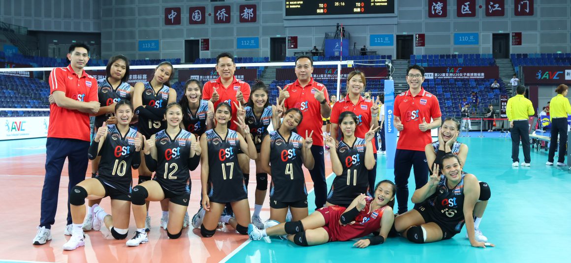 THAILAND MAINTAIN UNBEATEN STREAK AFTER 3-0 DEMOLITION OF KAZAKHSTAN AT 22ND ASIAN WOMEN’S U20 CHAMPIONSHIP