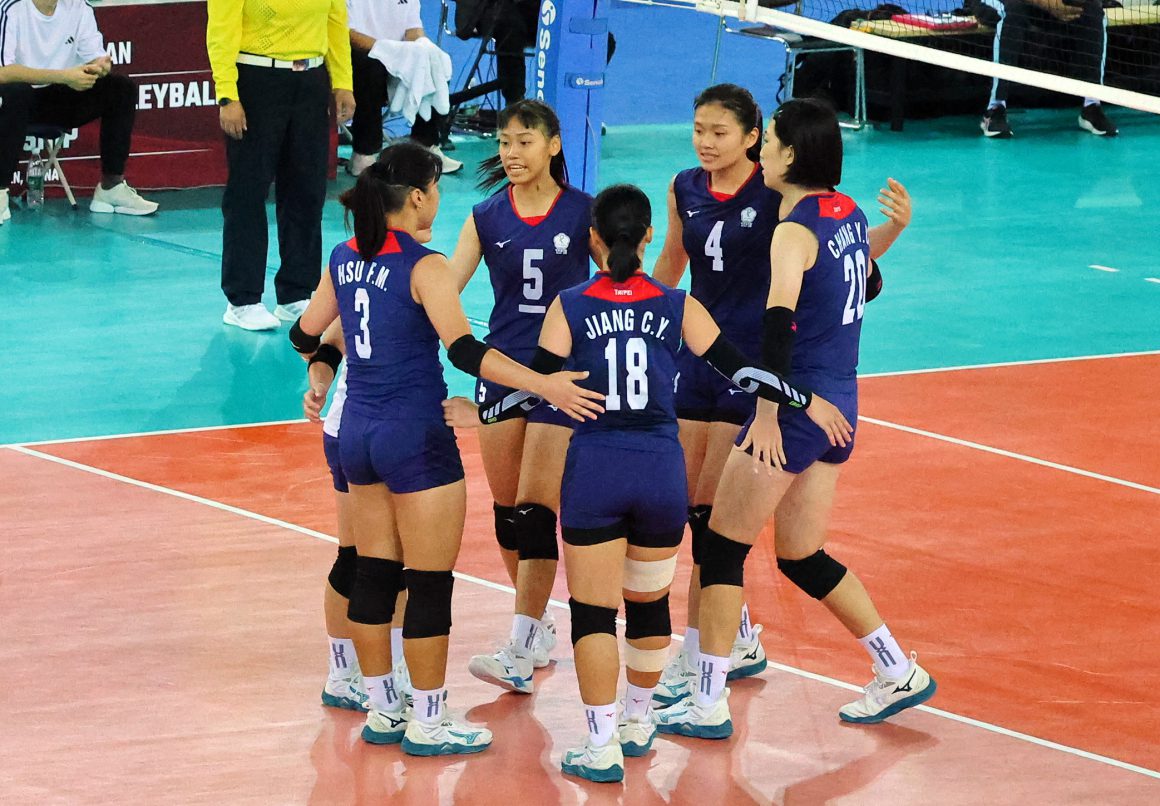 CHINESE TAIPEI FINISH 3RD IN POOL F AFTER 3-0 ROUT OF INDIA AT 22ND ASIAN WOMEN’S U20 CHAMPIONSHIP