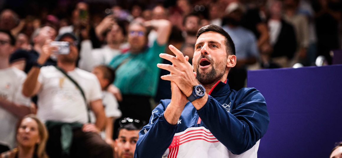 NOVAK DJOKOVIC AMONG GLOBAL SPORTING STARS AND DIGNITARIES WHO HELP TO LIGHT UP DAY TWO OF VOLLEYBALL AT THE OLYMPIC GAMES