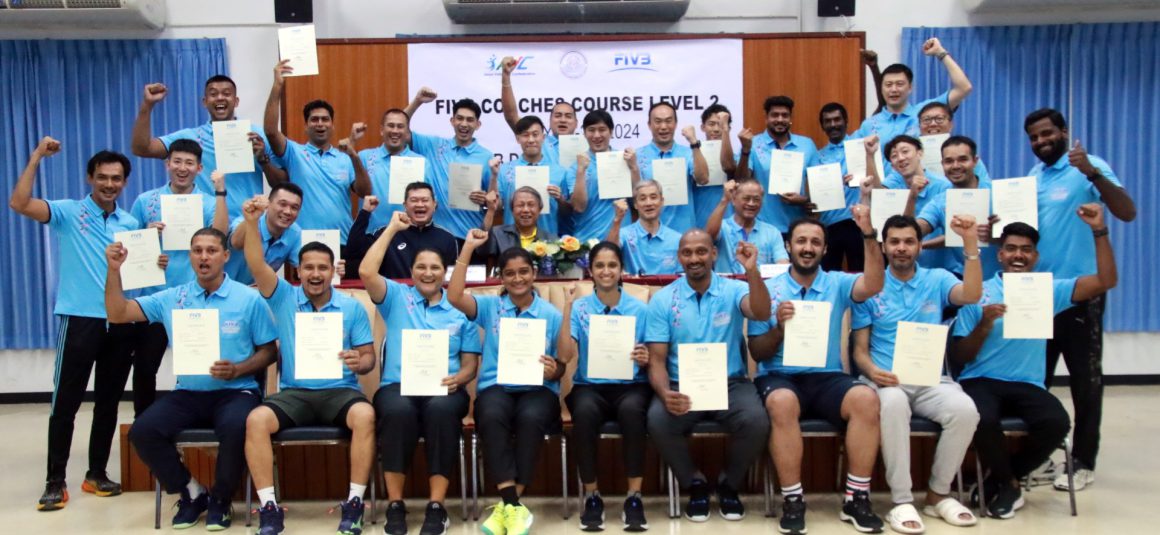 FRUITFUL CONCLUSION OF FIVB COACHES COURSE LEVEL 2 AT FIVB DEVELOPMENT CENTER IN THAILAND