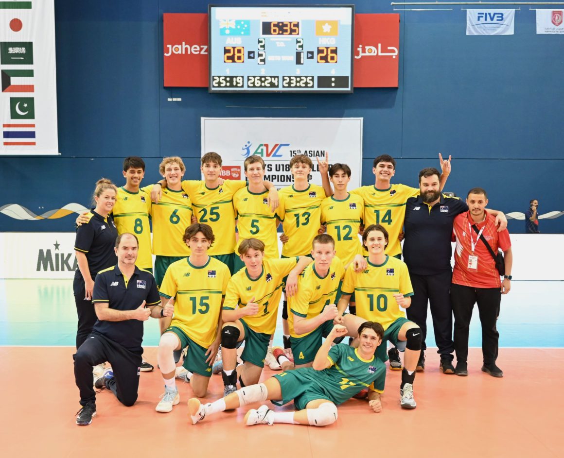 AUSTRALIA KEEP TOP EIGHT HOPES ALIVE WITH FOUR-SET WIN AGAINST HONG KONG, CHINA IN ASIAN MEN’S U18 CHAMPIONSHIP