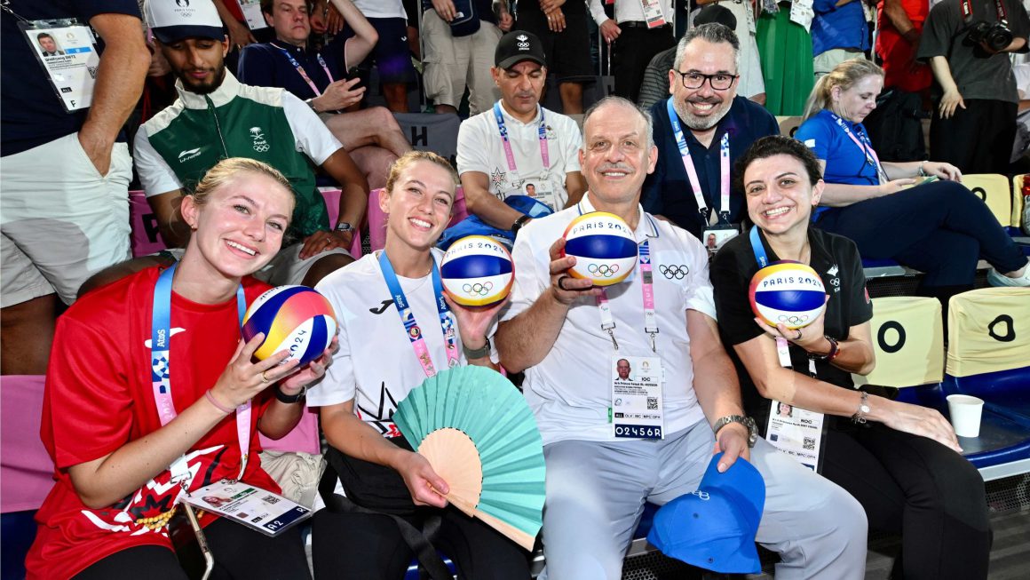 DAY FOUR OF PARIS 2024 BEACH VOLLEYBALL SHINES WITH JORDANIAN ROYALTY AND NBA LEGEND