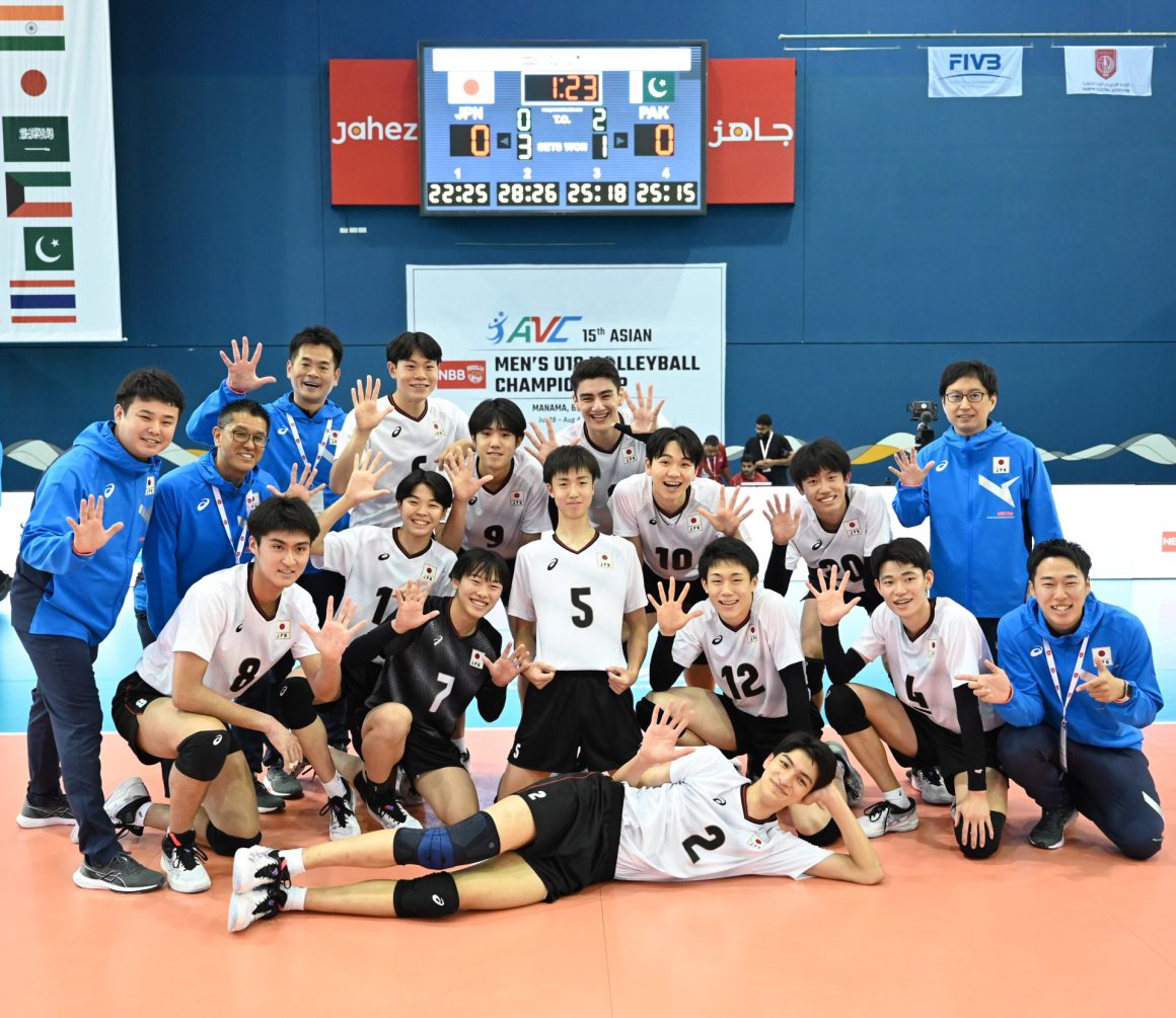 JAPAN MAINTAIN PERFECT RECORD, CLAIM WIN OVER PAKISTAN AHEAD OF ASIAN MEN’S U18 SEMIS IN BAHRAIN