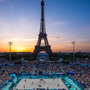 FIVB REFLECTS ON MAGICAL BEACH VOLLEYBALL UNDER THE EIFFEL TOWER AT PARIS 2024