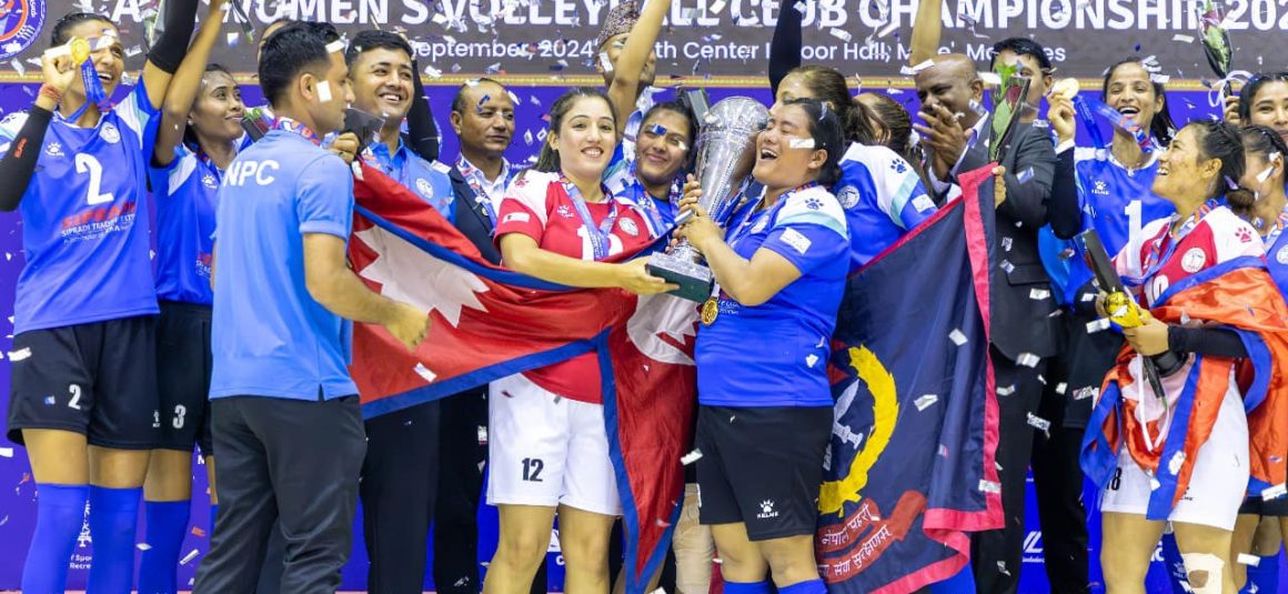 NEPAL POLICE CLUB TRIUMPH AS CAVA WOMEN’S CLUB CHAMPIONS