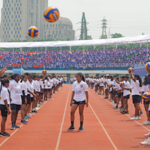 OVER 40,000 CHILDREN PARTICIPATE IN KISS VOLLEYBALL FOUNDATION FESTIVAL IN INDIA