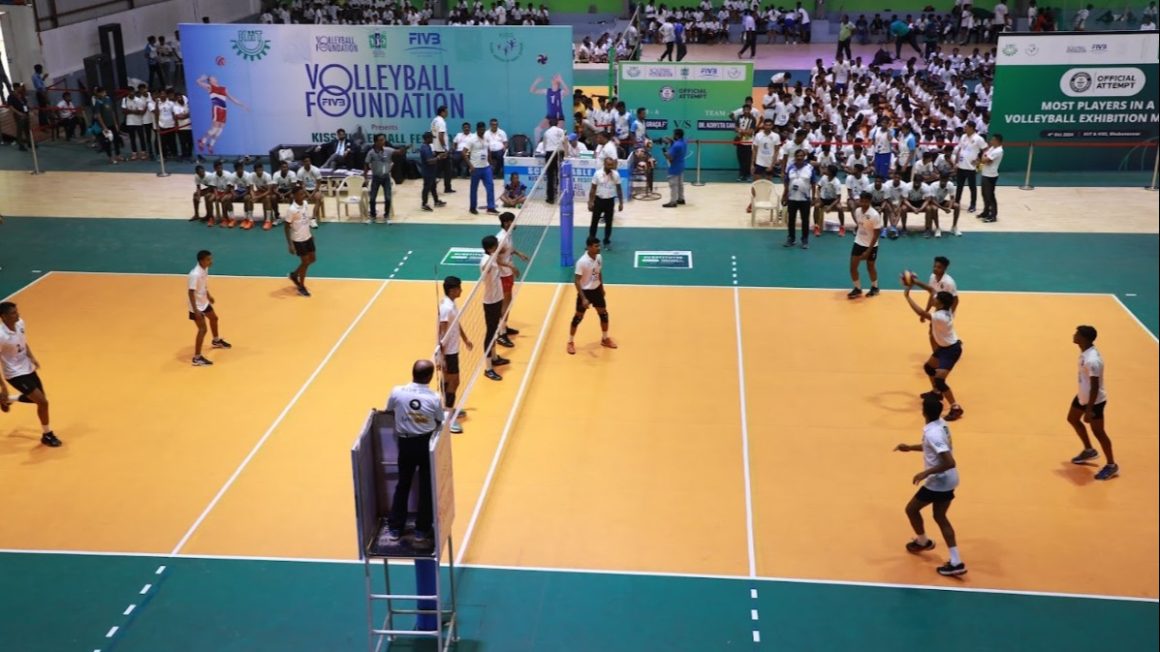 NEW GUINNESS WORLD RECORD IS BROKEN! THE FIVB VOLLEYBALL FOUNDATION, KIIT, AND KISS SET A NEW RECORD IN INDIA!