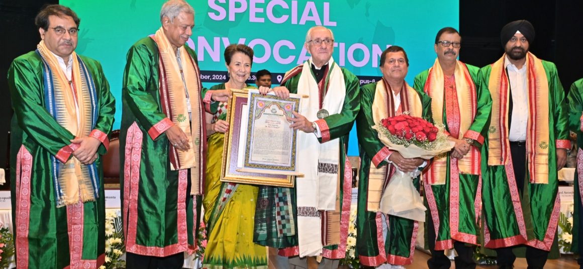 FIVB PRESIDENT AWARDED DOCTOR OF LETTERS DEGREE BY KALINGA INSTITUTE OF INDUSTRIAL TECHNOLOGY