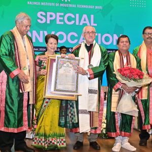 FIVB PRESIDENT AWARDED DOCTOR OF LETTERS DEGREE BY KALINGA INSTITUTE OF INDUSTRIAL TECHNOLOGY