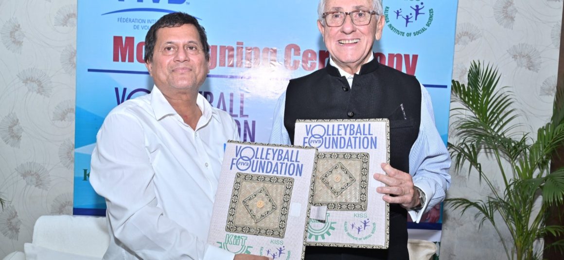 THE FIVB VOLLEYBALL FOUNDATION, KIIT, AND KISS SIGN MOU IN GLOBAL EFFORT TO PROMOTE SPORT AND EDUCATION