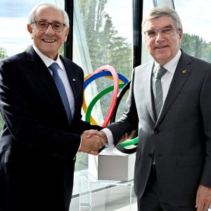 FIVB PRESIDENT SHARES LATEST FIVB ACHIEVEMENTS AND SUCCESS OF KISS VOLLEYBALL FOUNDATION FESTIVAL WITH IOC PRESIDENT THOMAS BACH