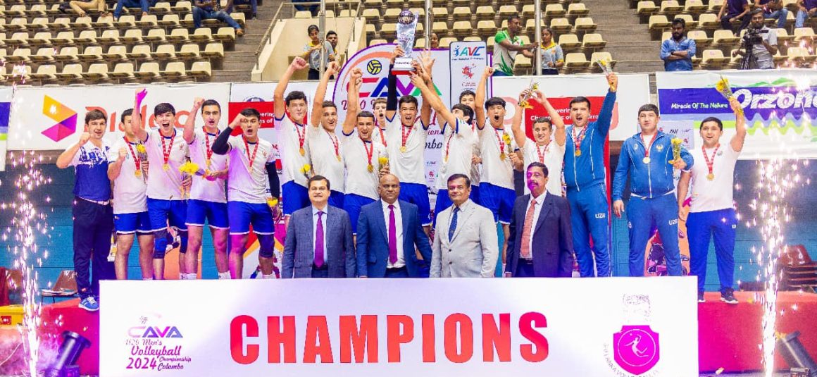 UZBEKISTAN REIGN SUPREME AT CAVA MEN’S U20 CHAMPIONSHIP IN SRI LANKA