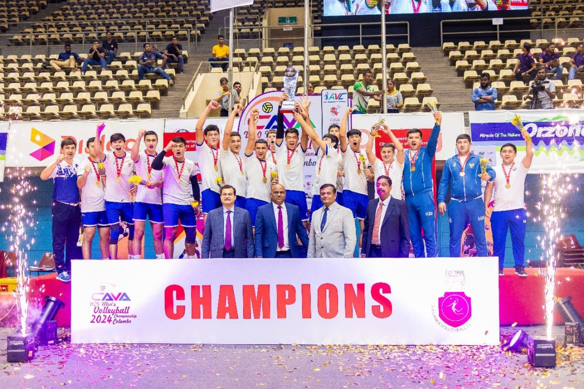 UZBEKISTAN REIGN SUPREME AT CAVA MEN’S U20 CHAMPIONSHIP IN SRI LANKA