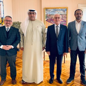 FIVB PRESIDENT WELCOMES UAE VOLLEYBALL ASSOCIATION PRESIDENT TO FIVB HEADQUARTERS