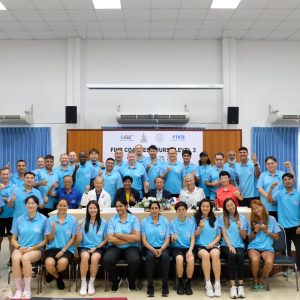 THIRTY-FOUR CANDIDATES ATTENDING FIVB LEVEL-3 COACHES COURSE IN THAILAND