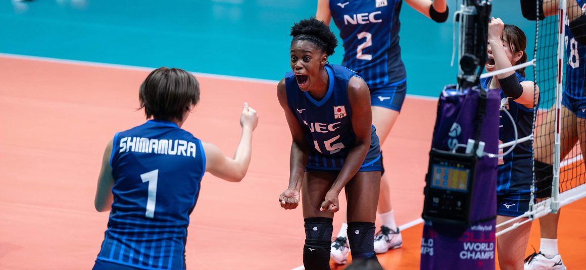 DA SILVA PILES UP 21 POINTS IN THREE SETS TO POWER NEC TO FIRST WIN AT CLUB WORLDS