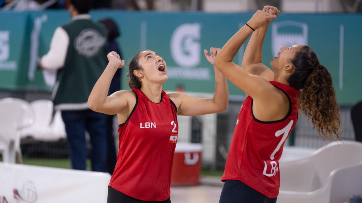 LEBANON’S LARA & LOUNA WIN HISTORIC U20 WOMEN’S EVENT IN DOHA