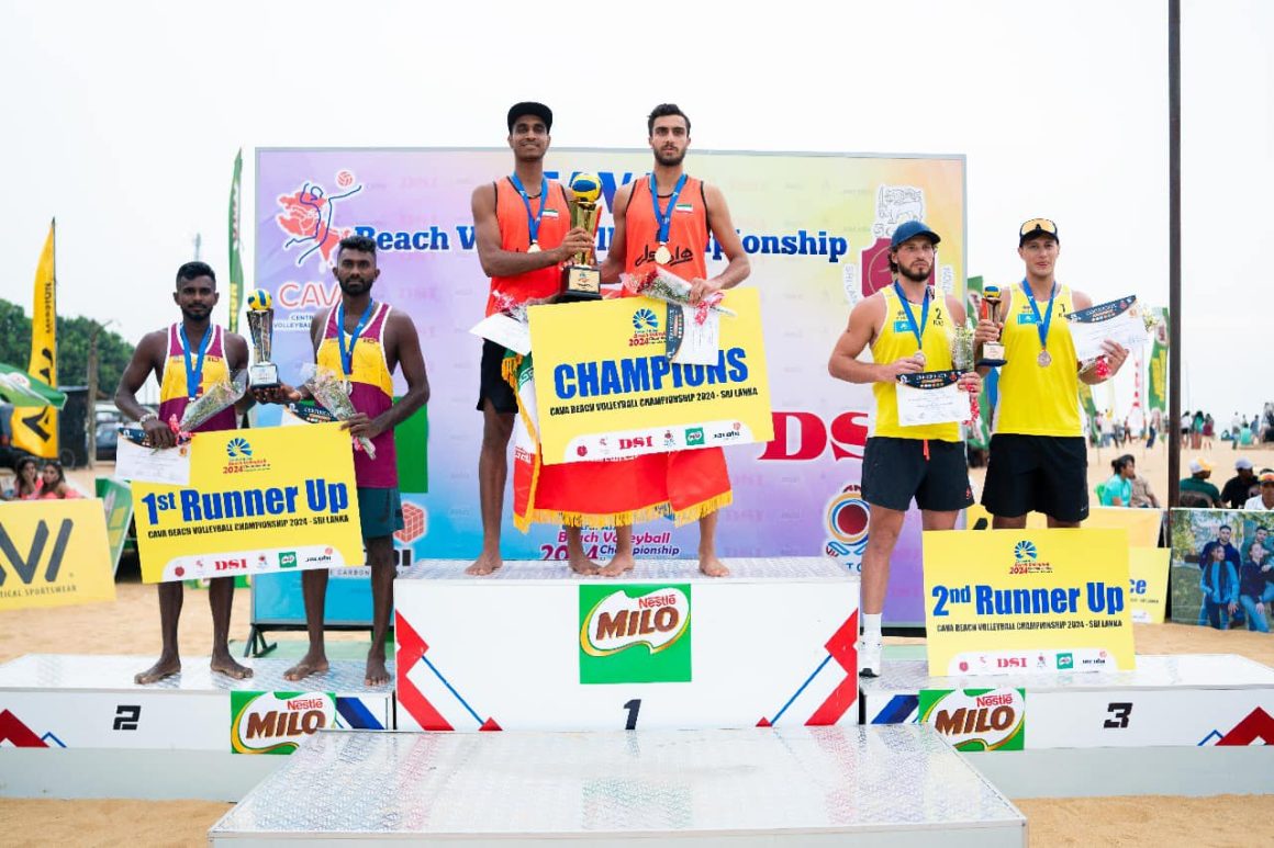 GHALEHNOVI/ABOLHASSAN & KABULBEKOVA/IVANCHENKO CROWNED MEN’S AND WOMEN’S CHAMPIONS AT 2024 CAVA BEACH VOLLEYBALL CHAMPIONSHIPS