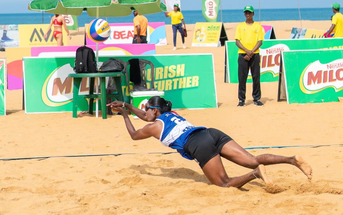 SRI LANKANS MAKE THEIR MARK ON HOME SOIL ON THRILLING DAY 2 OF CAVA BEACH VOLLEYBALL CHAMPIONSHIPS 2024