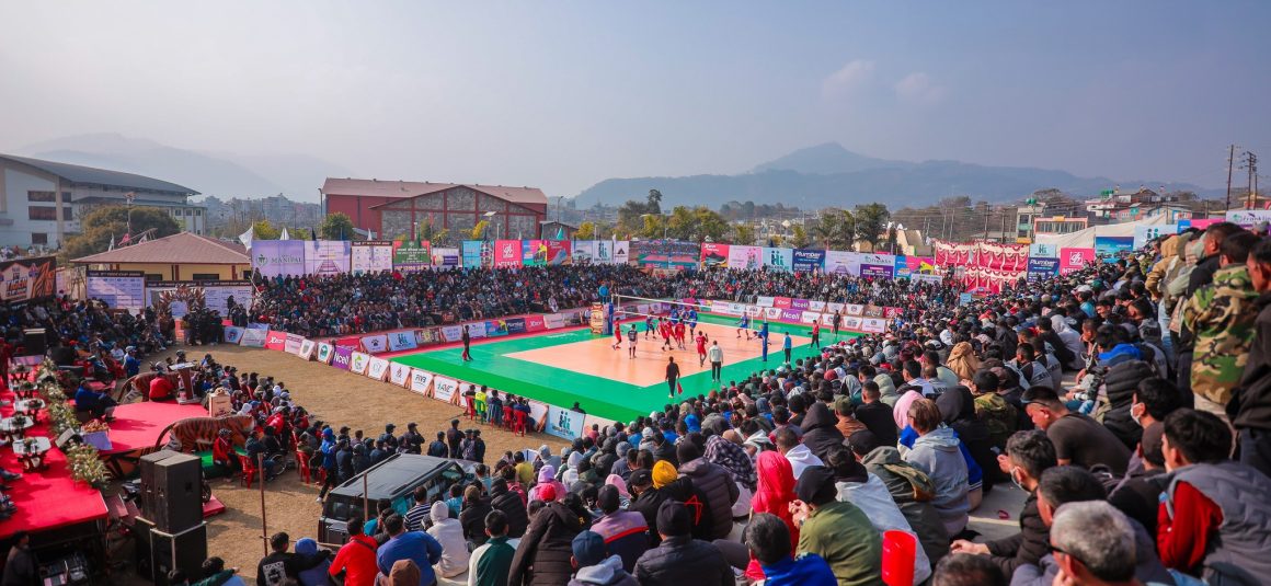 VOLLEYBALL REACHES PEAK WITH HIMALAYAN BACKDROP AT TIGER CUP IN NEPAL